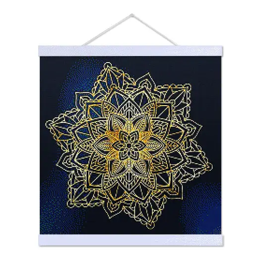 Gold Mandala - Premium Diamond Painting Kit - Diamond Painting Kit