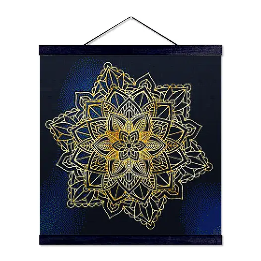 Gold Mandala - Premium Diamond Painting Kit - Diamond Painting Kit