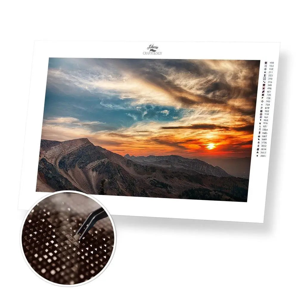 Golden Hour - Premium Diamond Painting Kit - 45x30cm / 18x12’’ / Square (Most Popular) - Diamond Painting Kit