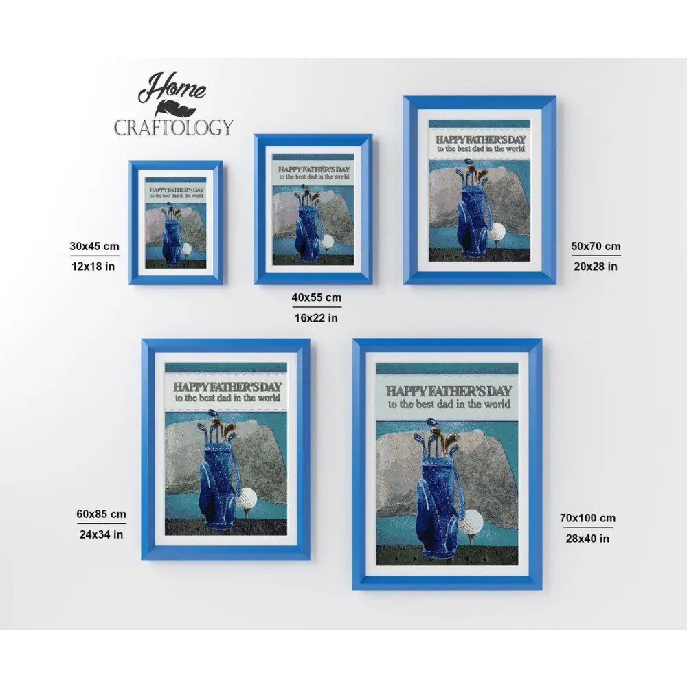 Golfer Dad - Premium Diamond Painting Kit - Diamond Painting Kit