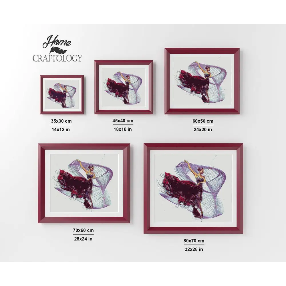 Graceful Dancer - Premium Diamond Painting Kit - Diamond Painting Kit
