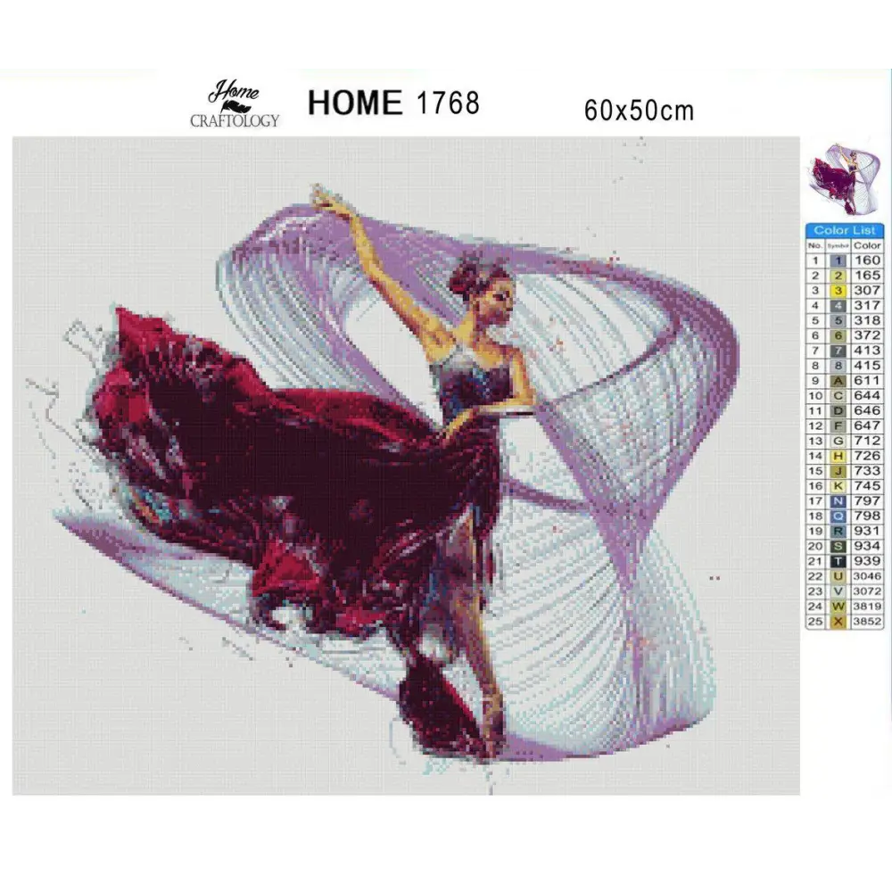 Graceful Dancer - Premium Diamond Painting Kit - Diamond Painting Kit