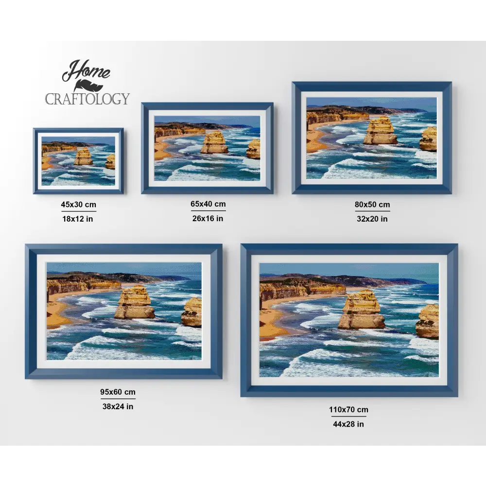 Great Ocean Walk - Premium Diamond Painting Kit - Diamond Painting Kit