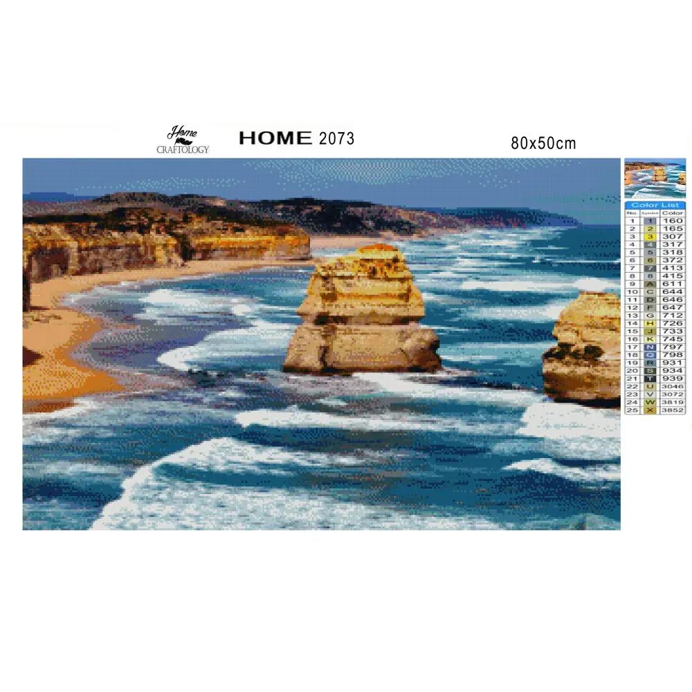 Great Ocean Walk - Premium Diamond Painting Kit - Diamond Painting Kit