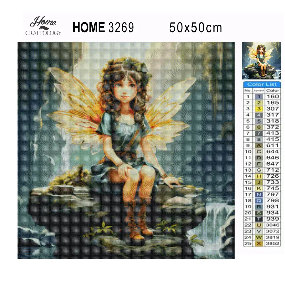 Green Fairy - Exclusive Premium Diamond Painting Kit - Diamond Painting Kit