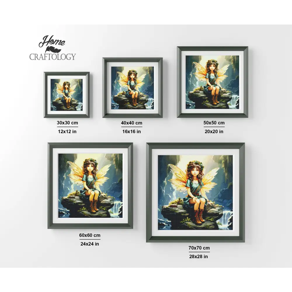 Green Fairy - Exclusive Premium Diamond Painting Kit - Diamond Painting Kit