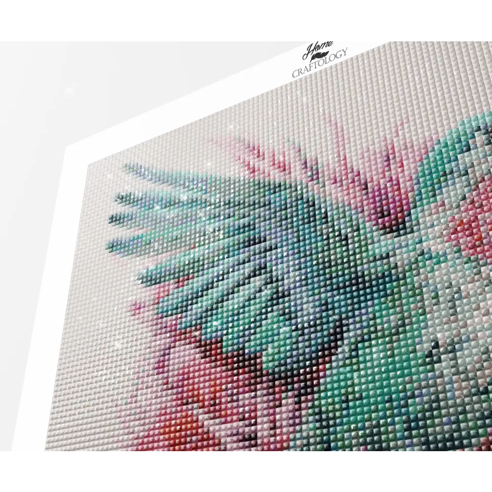 Green Hummingbird - Exclusive Premium Diamond Painting Kit - Diamond Painting Kit
