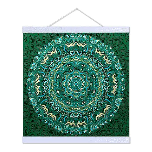 Green Mandala - Premium Diamond Painting Kit - Diamond Painting Kit
