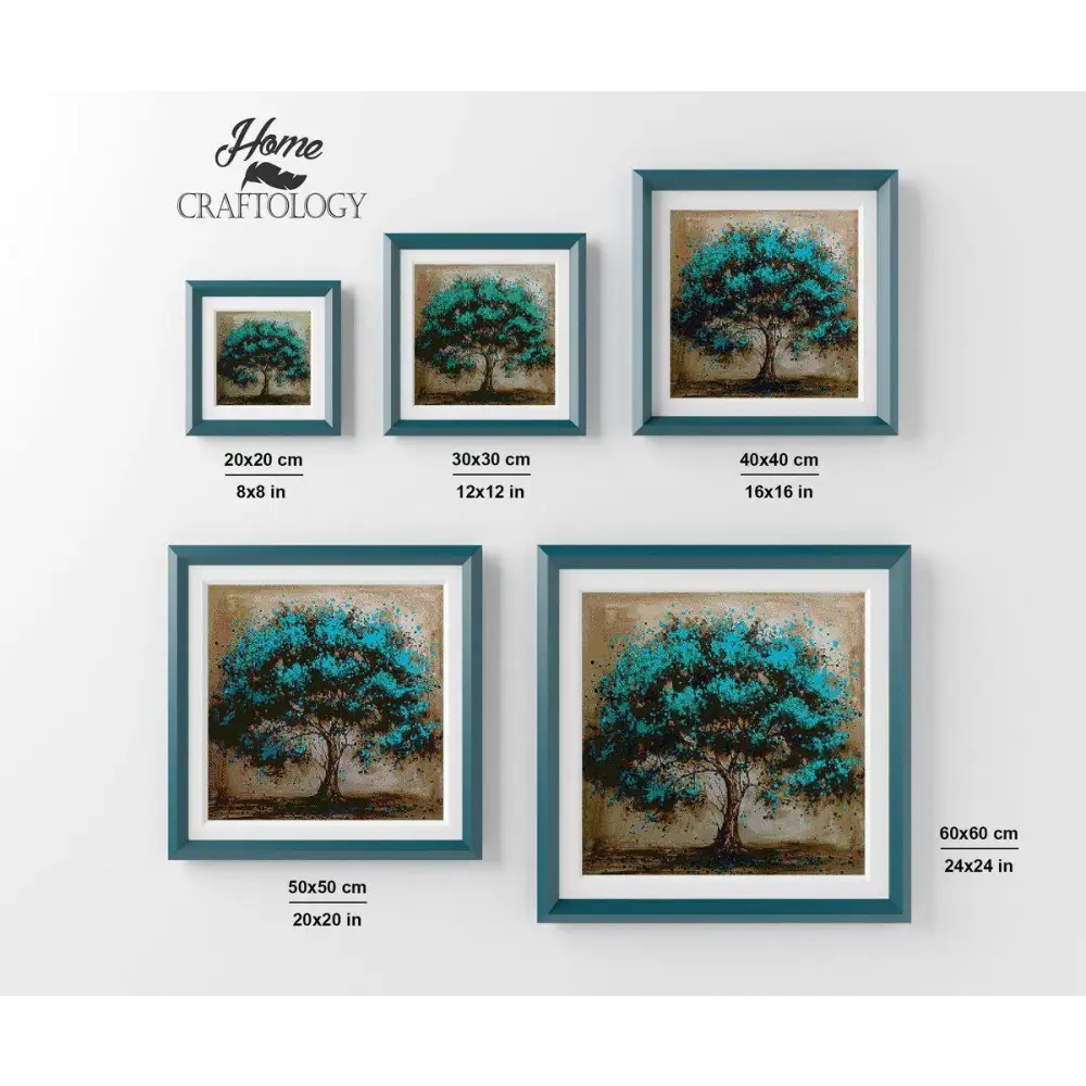 Green Tree - Premium Diamond Painting Kit - Diamond Painting Kit