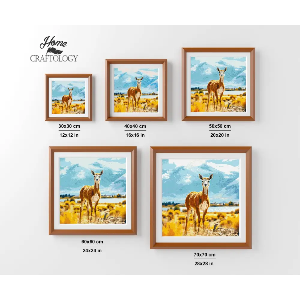 Guanaco - Exclusive Premium Diamond Painting Kit - Diamond Painting Kit