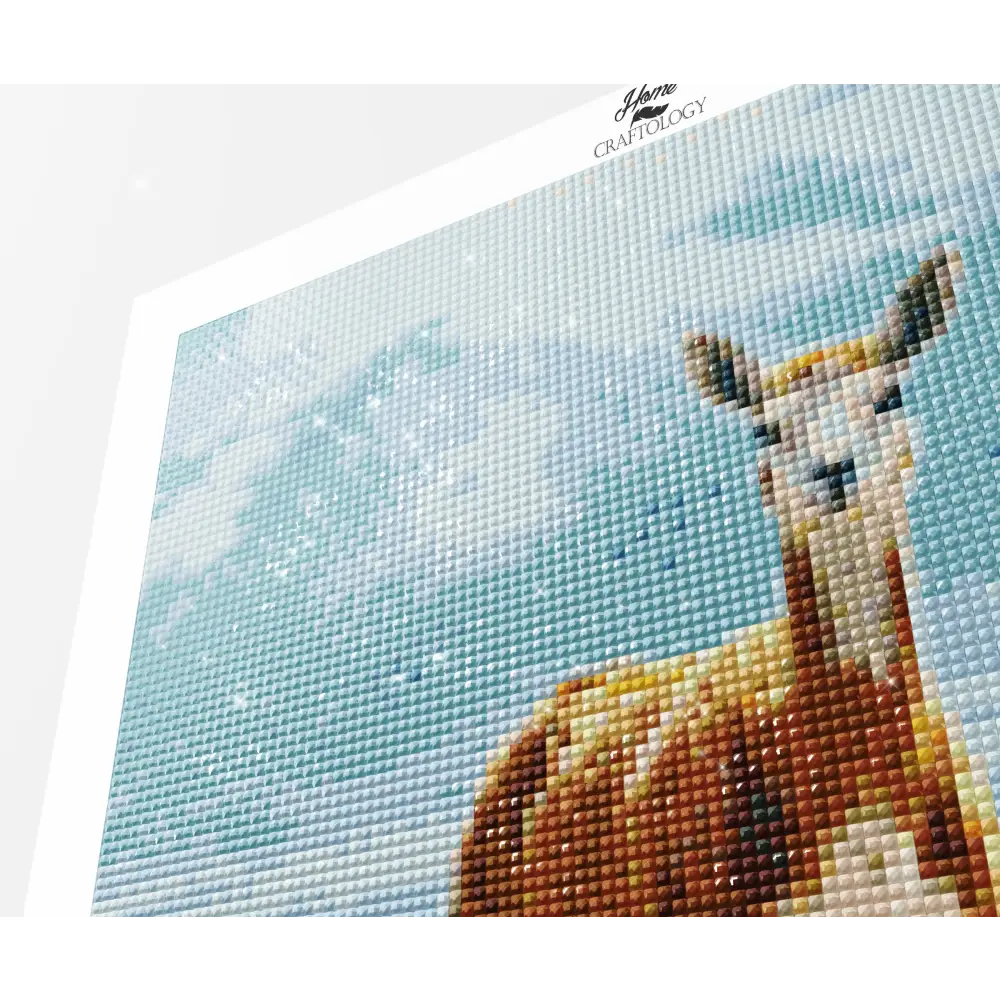 Guanaco - Exclusive Premium Diamond Painting Kit - Diamond Painting Kit