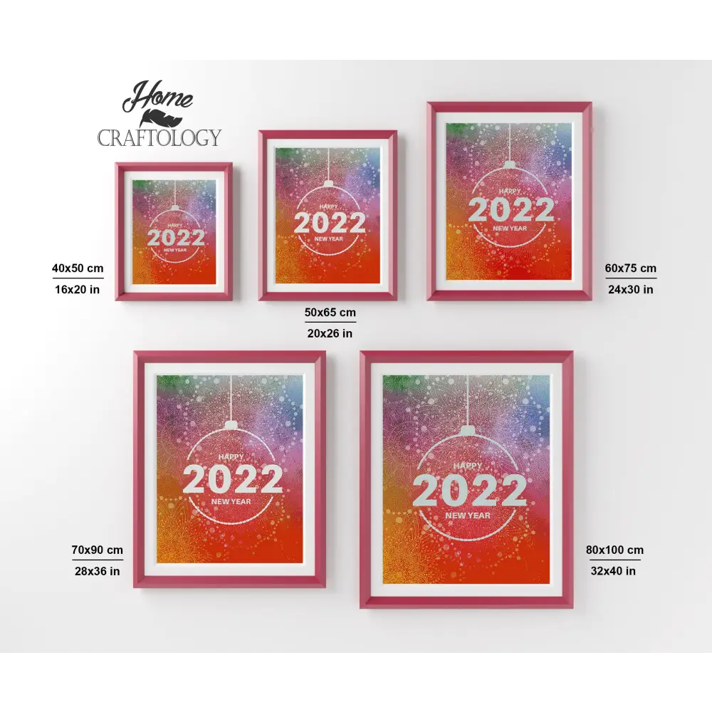 Happy 2022 New Year - Premium Diamond Painting Kit - Diamond Painting Kit