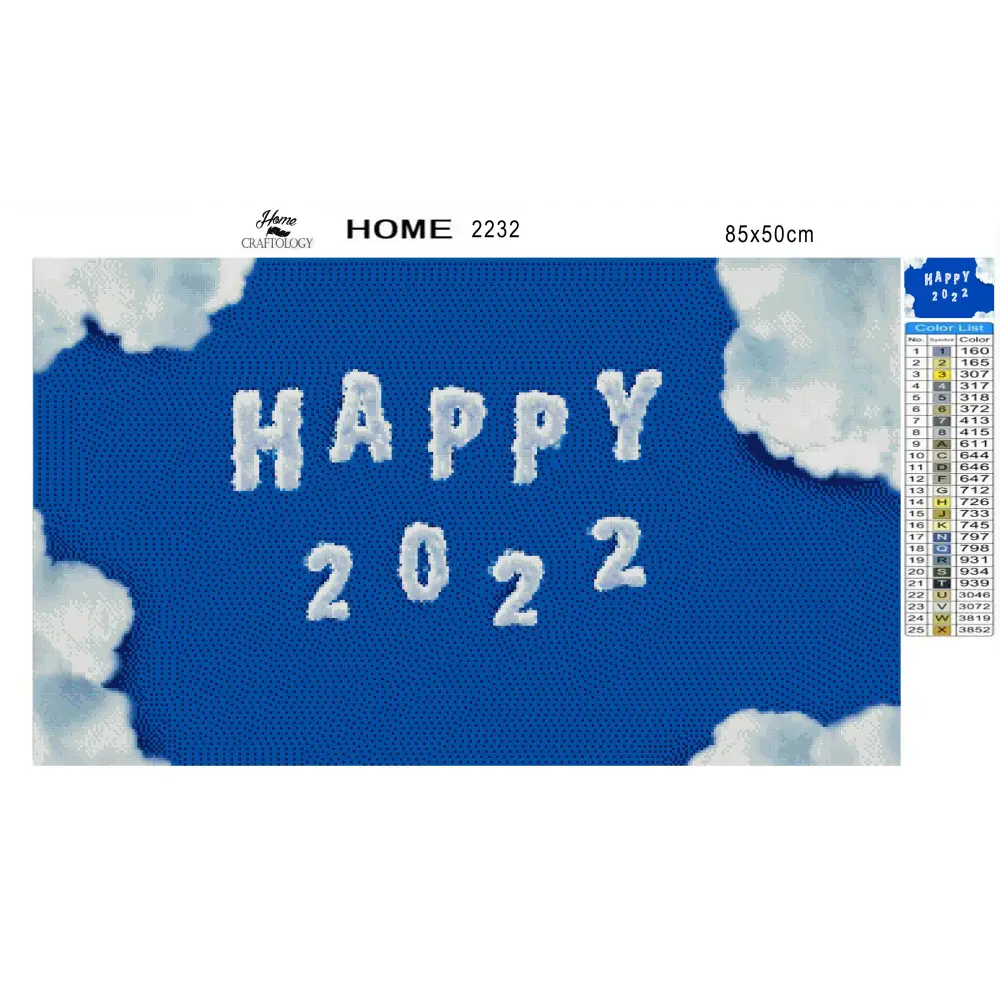 Happy 2022 - Premium Diamond Painting Kit - Diamond Painting Kit