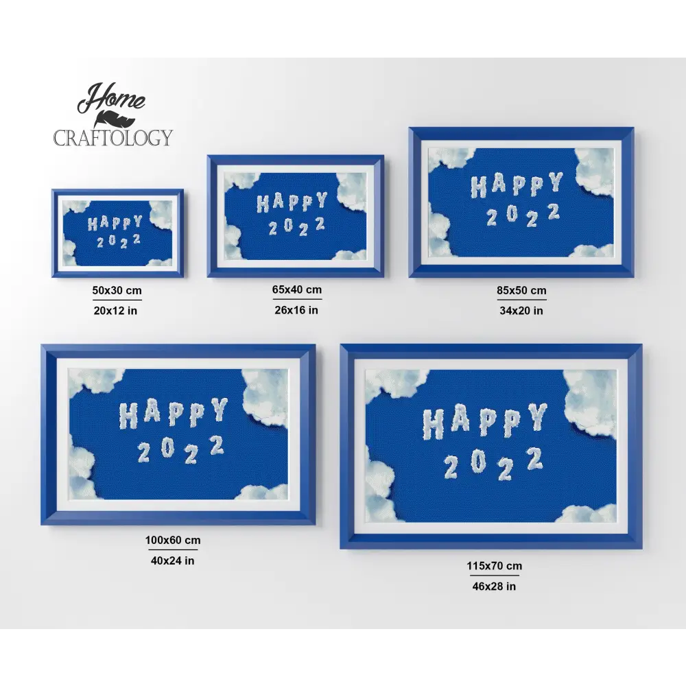 Happy 2022 - Premium Diamond Painting Kit - Diamond Painting Kit