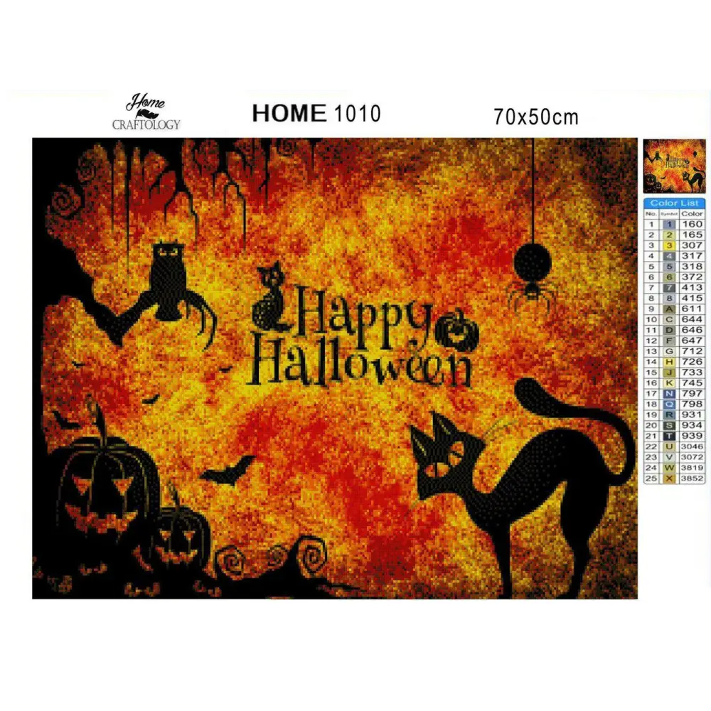 Happy Halloween - Diamond Painting Kit - Home Craftology