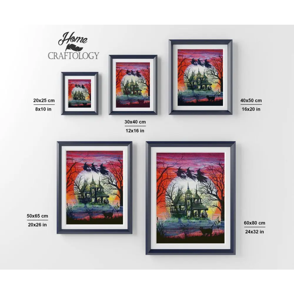 Haunted House - Premium Diamond Painting Kit - Diamond Painting Kit