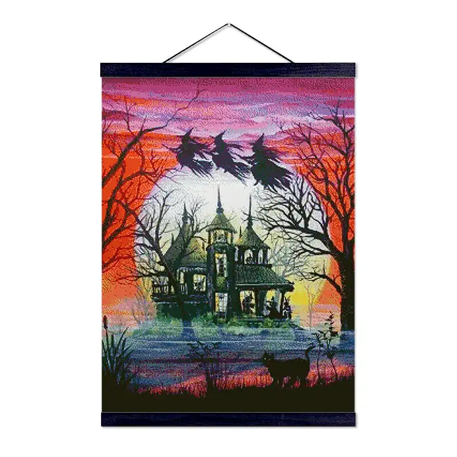 Haunted House - Premium Diamond Painting Kit - Diamond Painting Kit