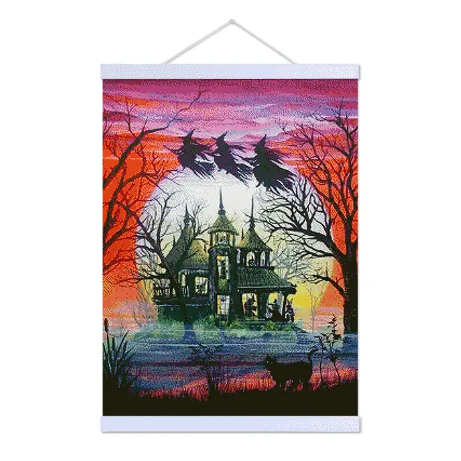 Haunted House - Premium Diamond Painting Kit - Diamond Painting Kit