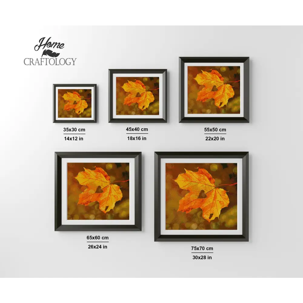 Heart on Leaf - Premium Diamond Painting Kit - Diamond Painting Kit