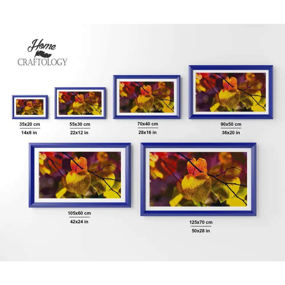 Heart Shaped Leaves - Premium Diamond Painting Kit - Diamond Painting Kit