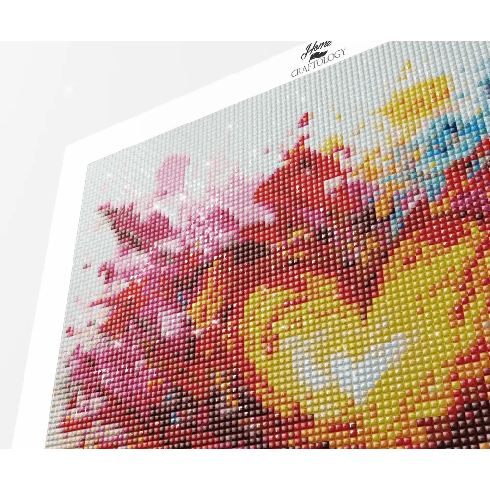 Heart with Splash of Paint - Exclusive Premium Diamond Painting Kit - Diamond Painting Kit