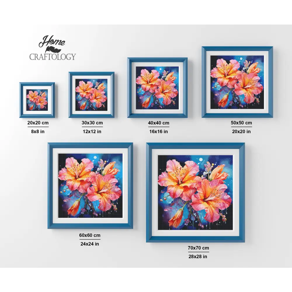 Hibiscus - Exclusive Premium Diamond Painting Kit - Diamond Painting Kit