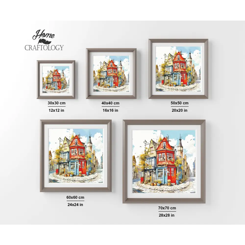 House by the Curb - Exclusive Premium Diamond Painting Kit - Diamond Painting Kit