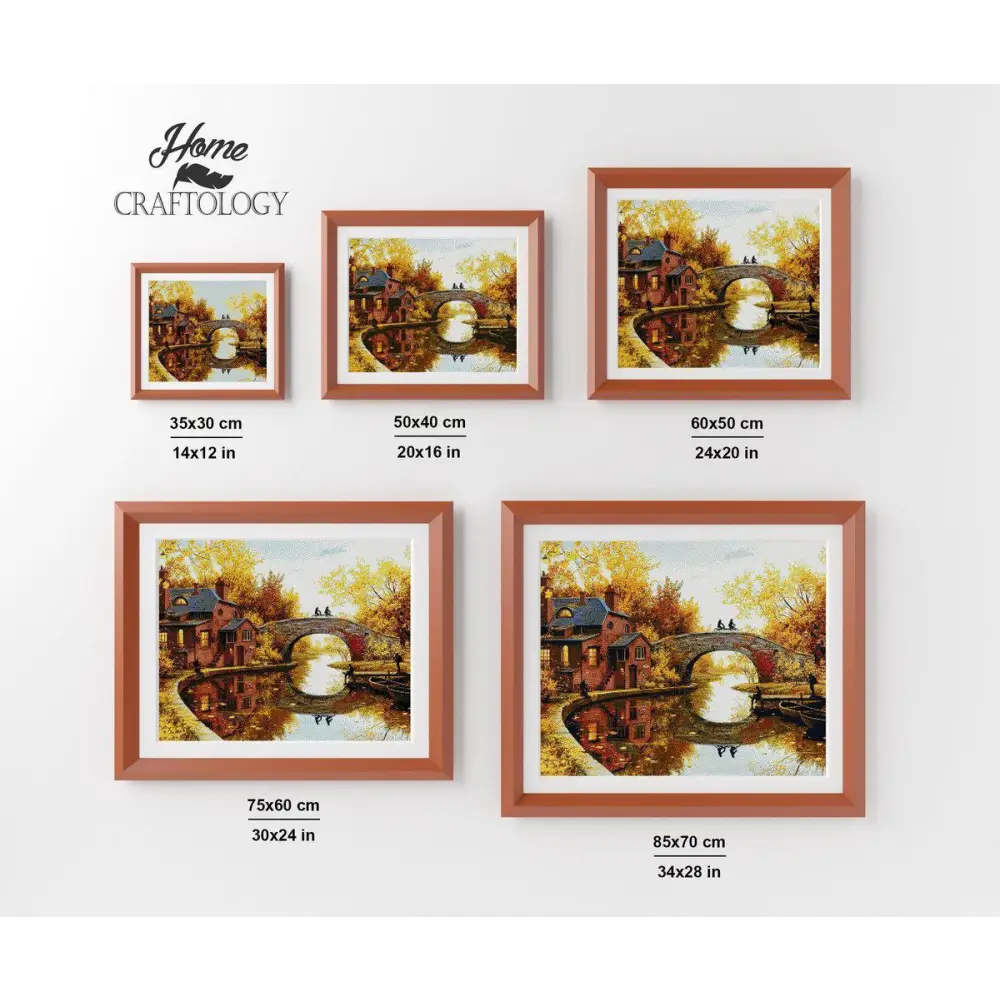 House by the River - Premium Diamond Painting Kit - Diamond Painting Kit