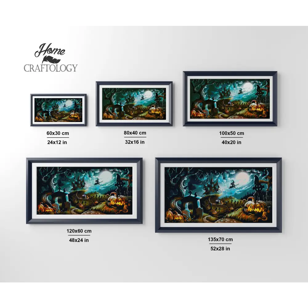 House in the Cemetery - Premium Diamond Painting Kit - Diamond Painting Kit
