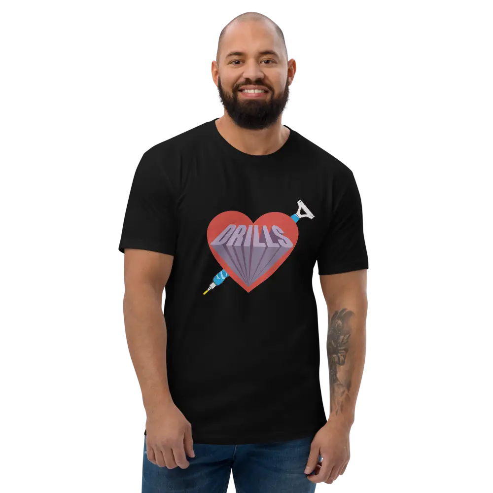 I love Diamond Drills Short Sleeve T-shirt