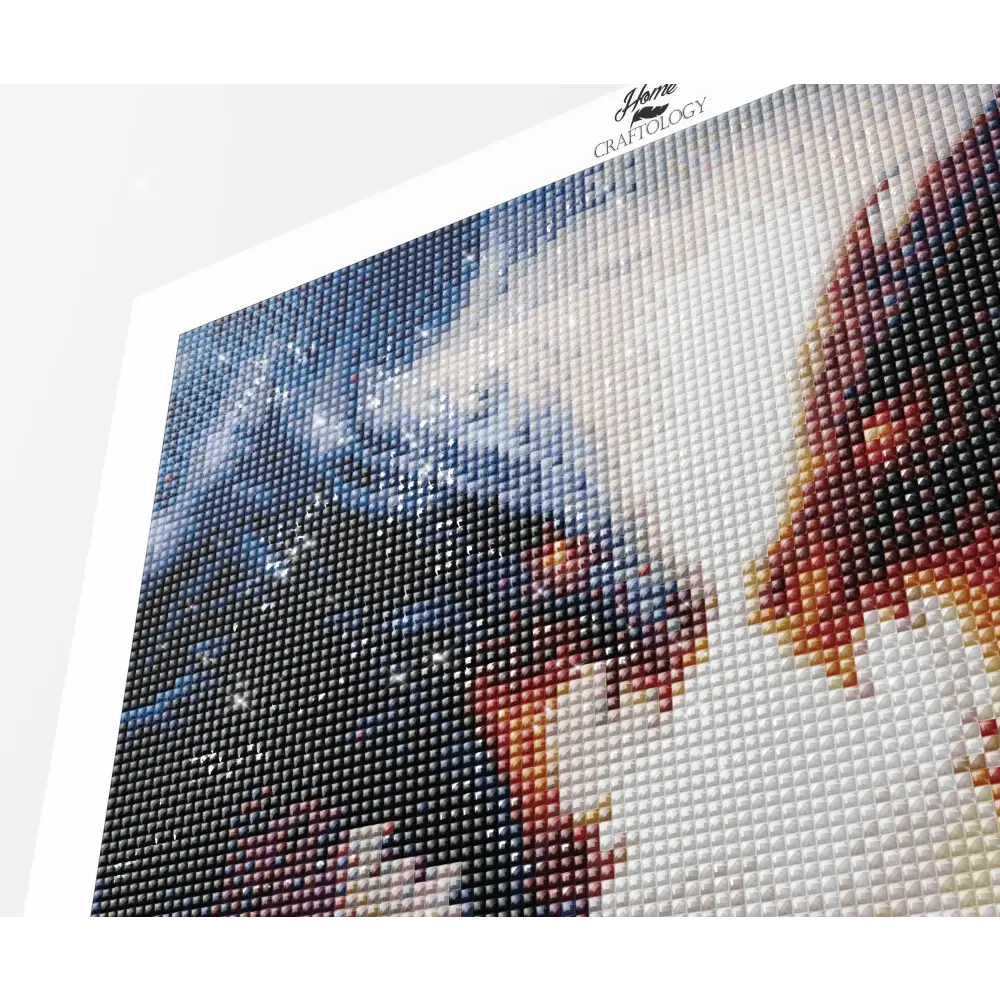 Ice and Fire Dragon- Exclusive Premium Diamond Painting Kit - Diamond Painting Kit