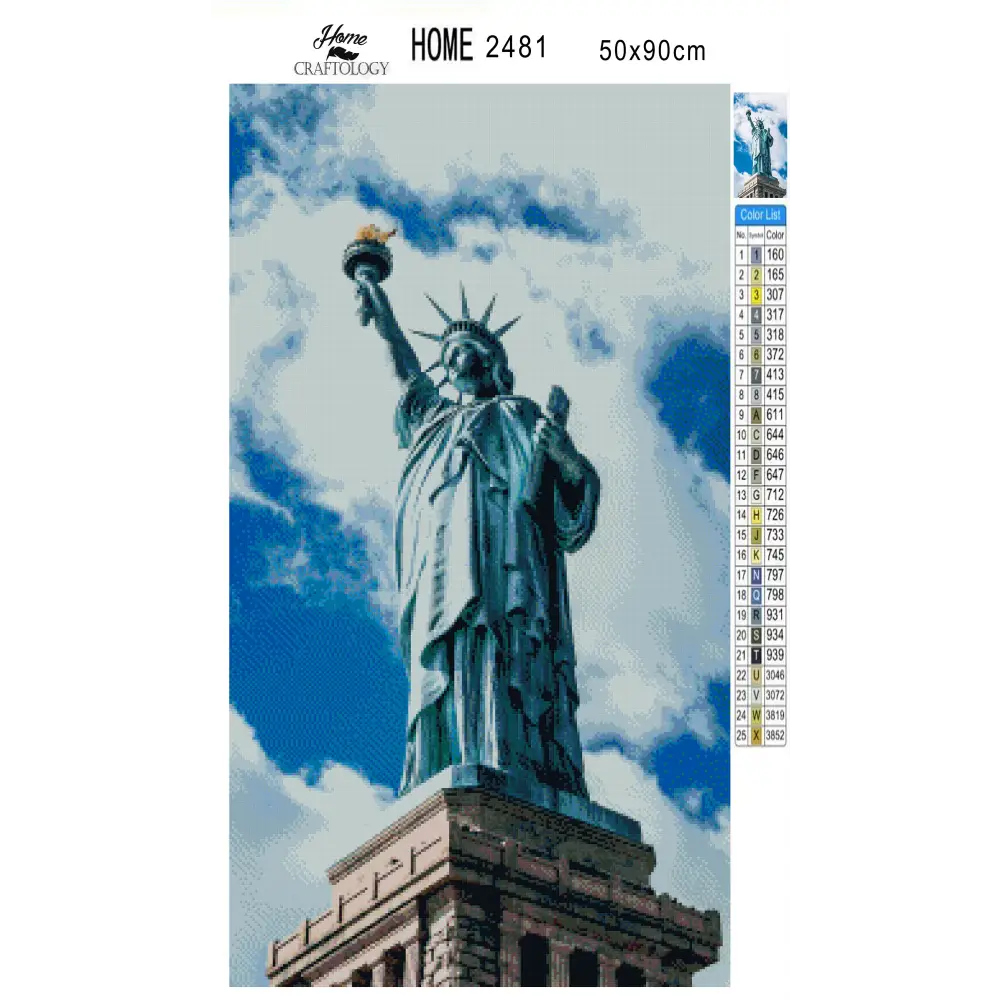 Iconic Statue of Liberty - Premium Diamond Painting Kit - Diamond Painting Kit