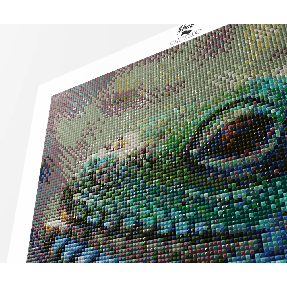 Iguana Headshot - Premium Diamond Painting Kit - Diamond Painting Kit