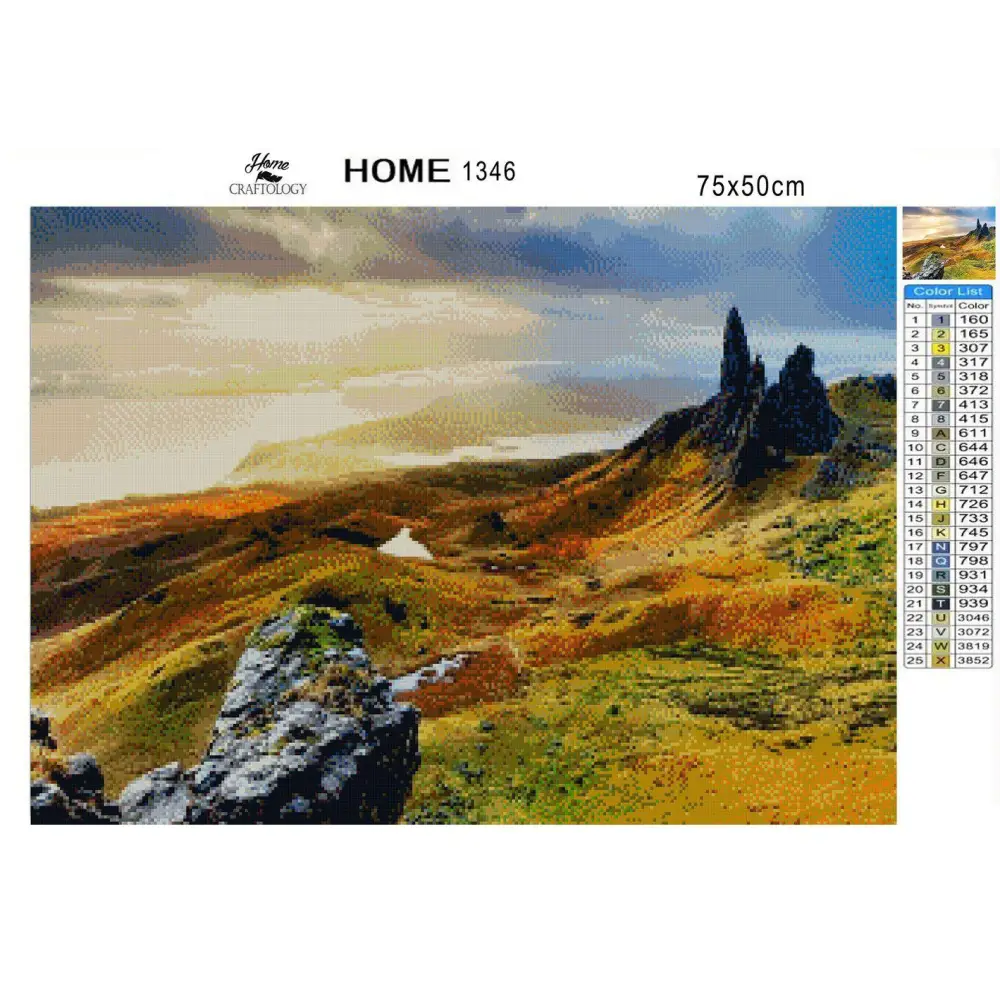 Isle of Skye - Premium Diamond Painting Kit - Diamond Painting Kit
