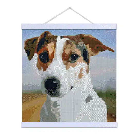 Jack Russel Terrier - Exclusive Premium Diamond Painting Kit - Diamond Painting Kit