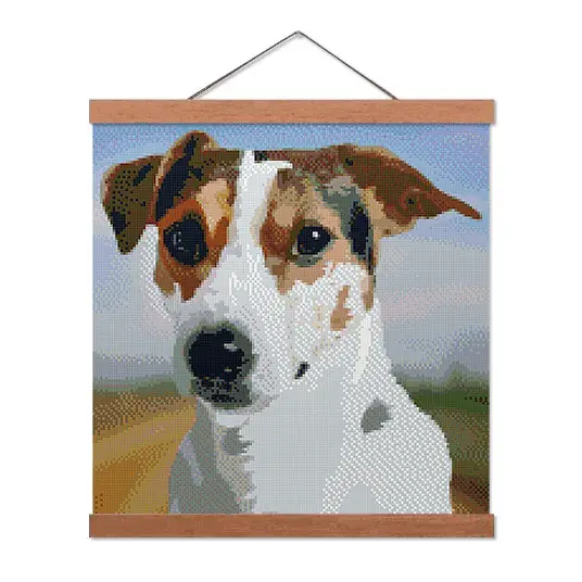 Jack Russel Terrier - Exclusive Premium Diamond Painting Kit - Diamond Painting Kit
