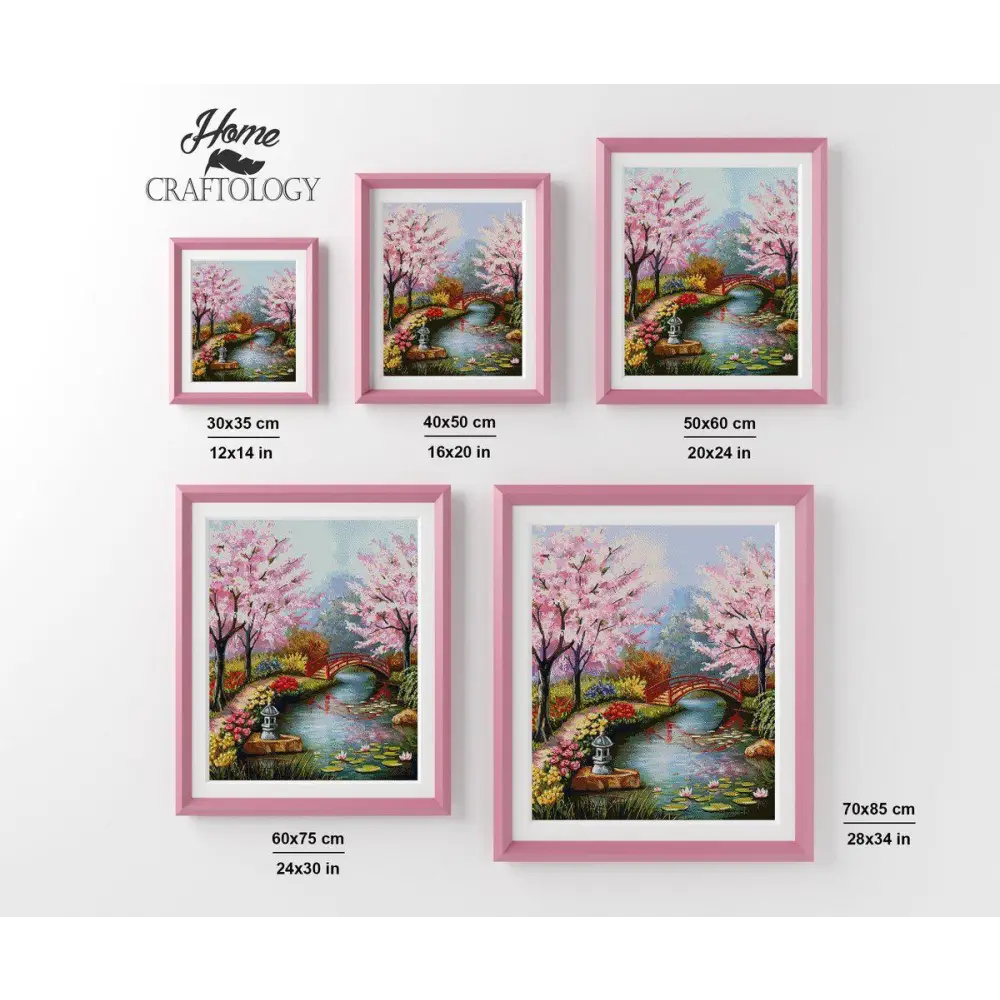 Japanese Garden - Exclusive Premium Diamond Painting Kit - Diamond Painting Kit