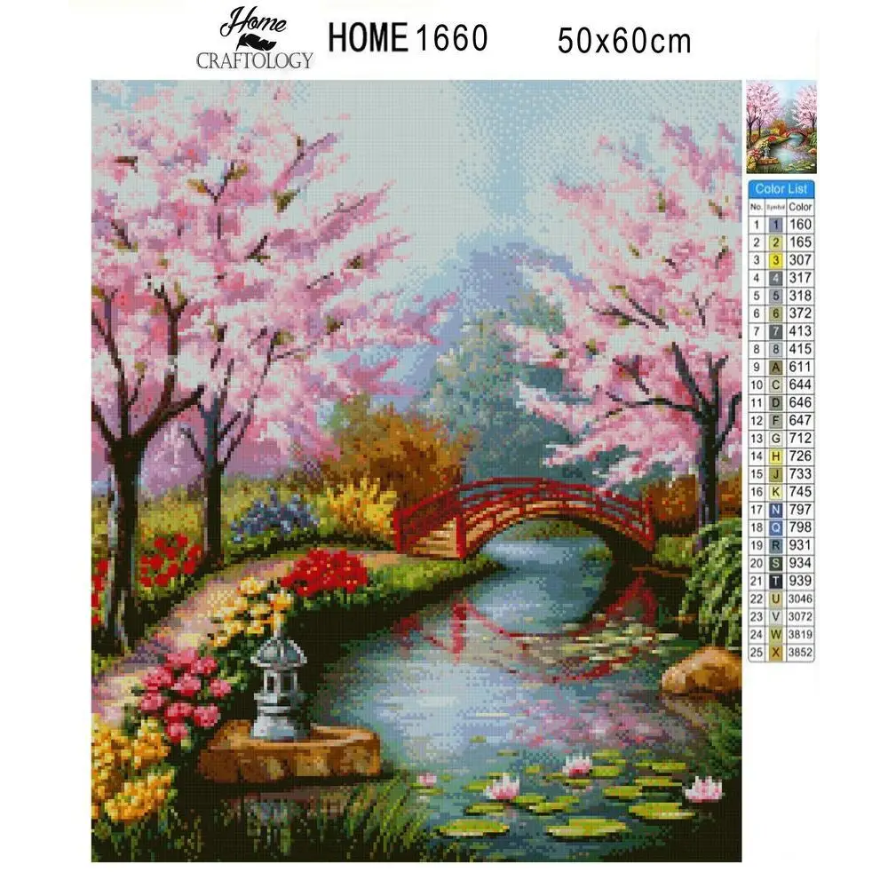 Japanese Garden - Exclusive Premium Diamond Painting Kit - Diamond Painting Kit
