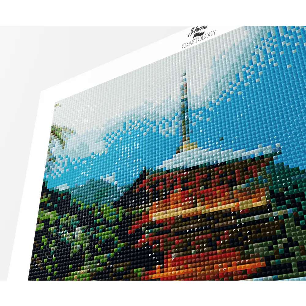 Japanese Temple - Premium Diamond Painting Kit - Diamond Painting Kit