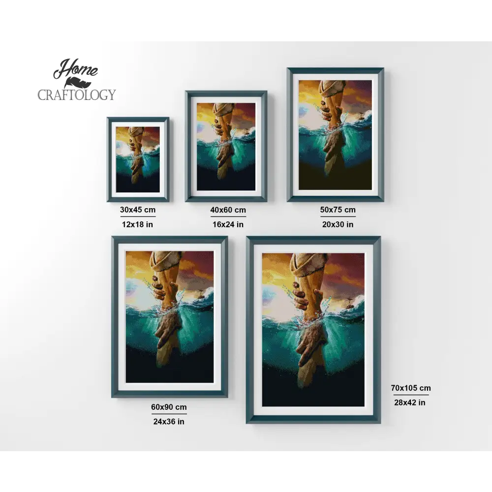 Jesus Saves - Premium Diamond Painting Kit - Diamond Painting Kit