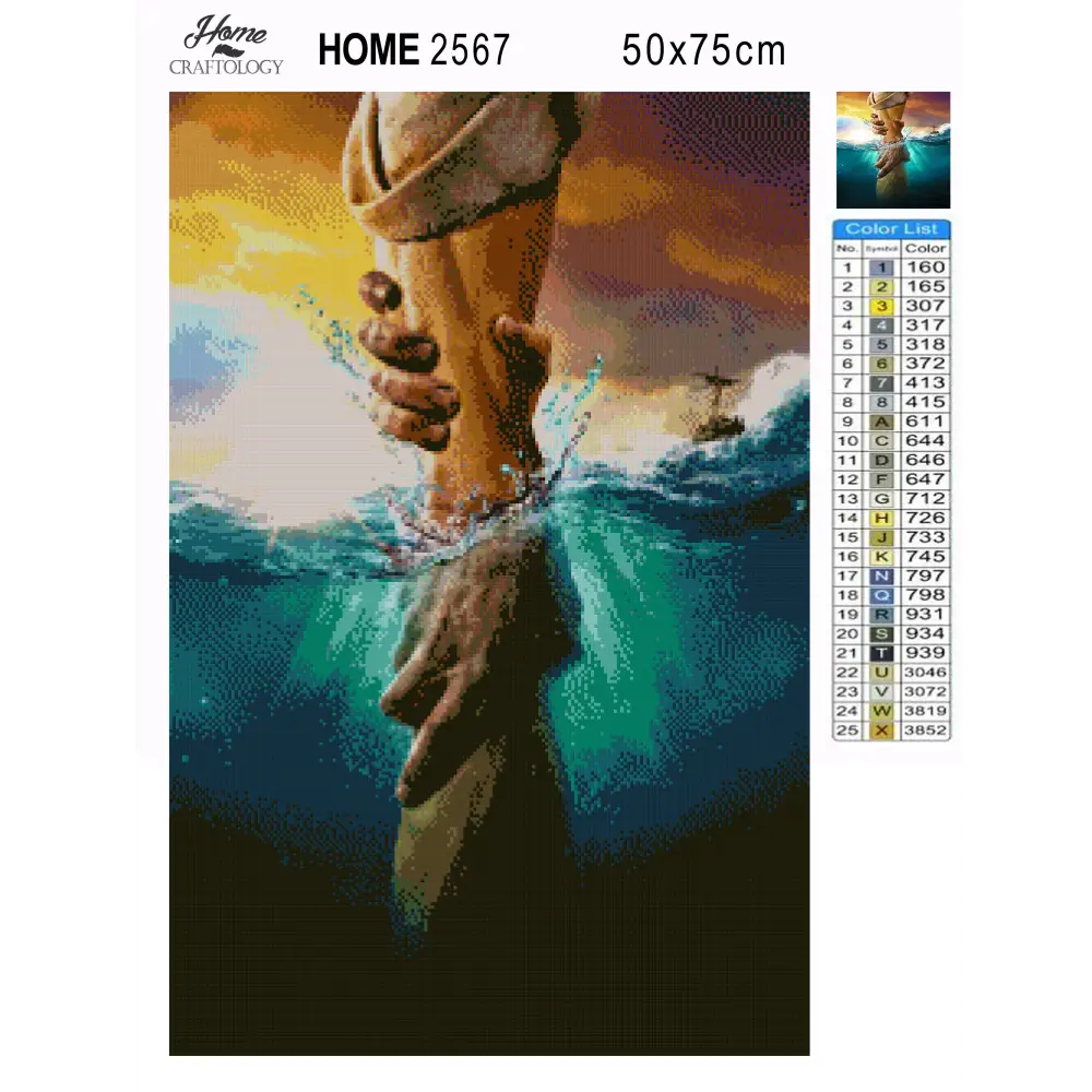 Jesus Saves - Premium Diamond Painting Kit - Diamond Painting Kit