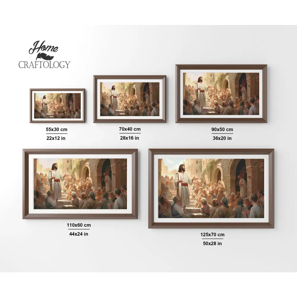 Jesus the Preacher - Exclusive Premium Diamond Painting Kit - Diamond Painting Kit