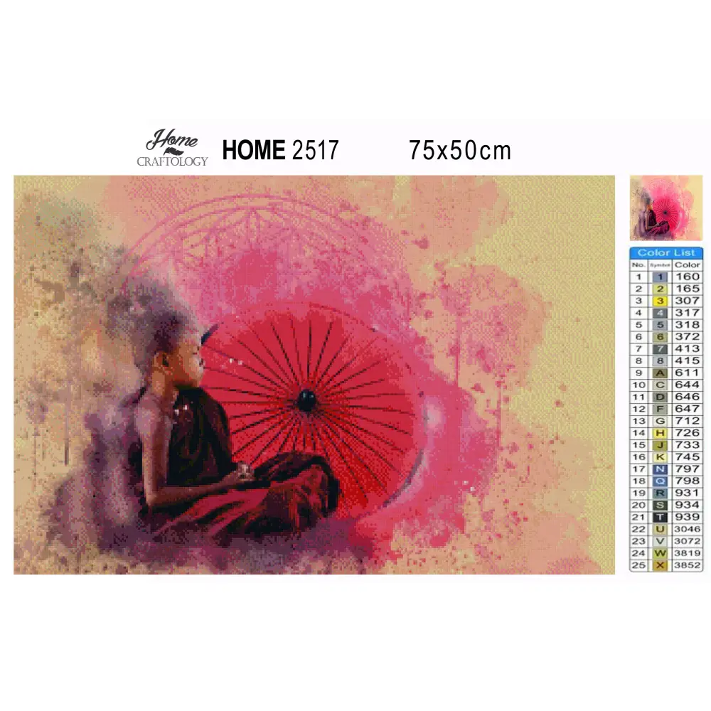 Kid Meditating - Premium Diamond Painting Kit - Diamond Painting Kit