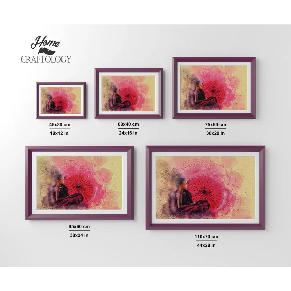 Kid Meditating - Premium Diamond Painting Kit - Diamond Painting Kit