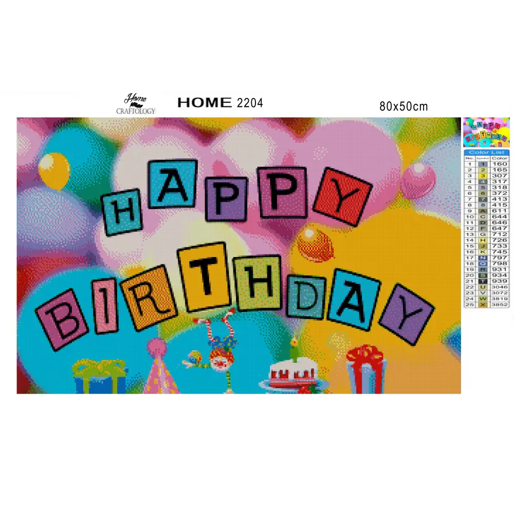 Kid’s Birthday - Premium Diamond Painting Kit - Diamond Painting Kit