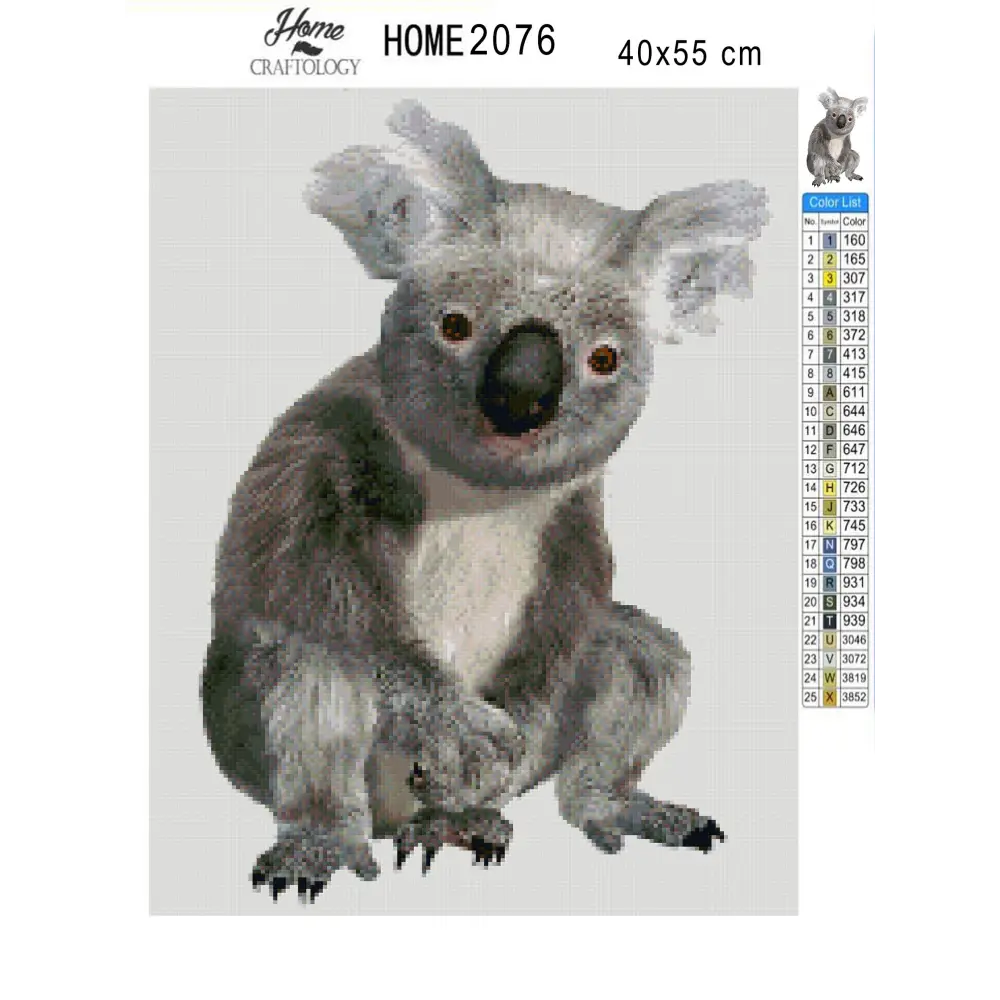 Koala - Premium Diamond Painting Kit - Diamond Painting Kit