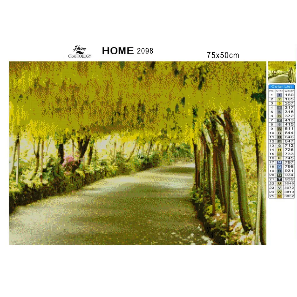 Laburnum Arch - Premium Diamond Painting Kit - Diamond Painting Kit