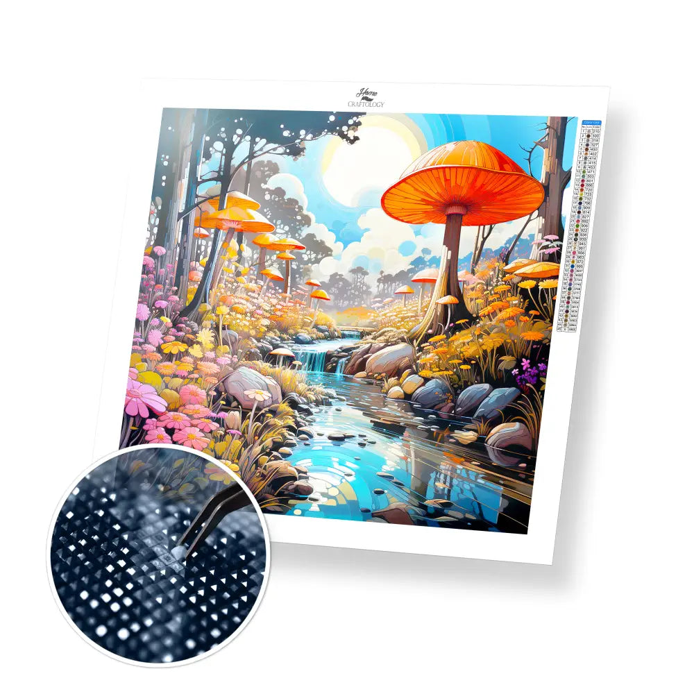 Land of Wonders - Exclusive Premium Diamond Painting Kit - 30x30cm / 12x12’’ / Square (Most Popular) - Diamond Painting