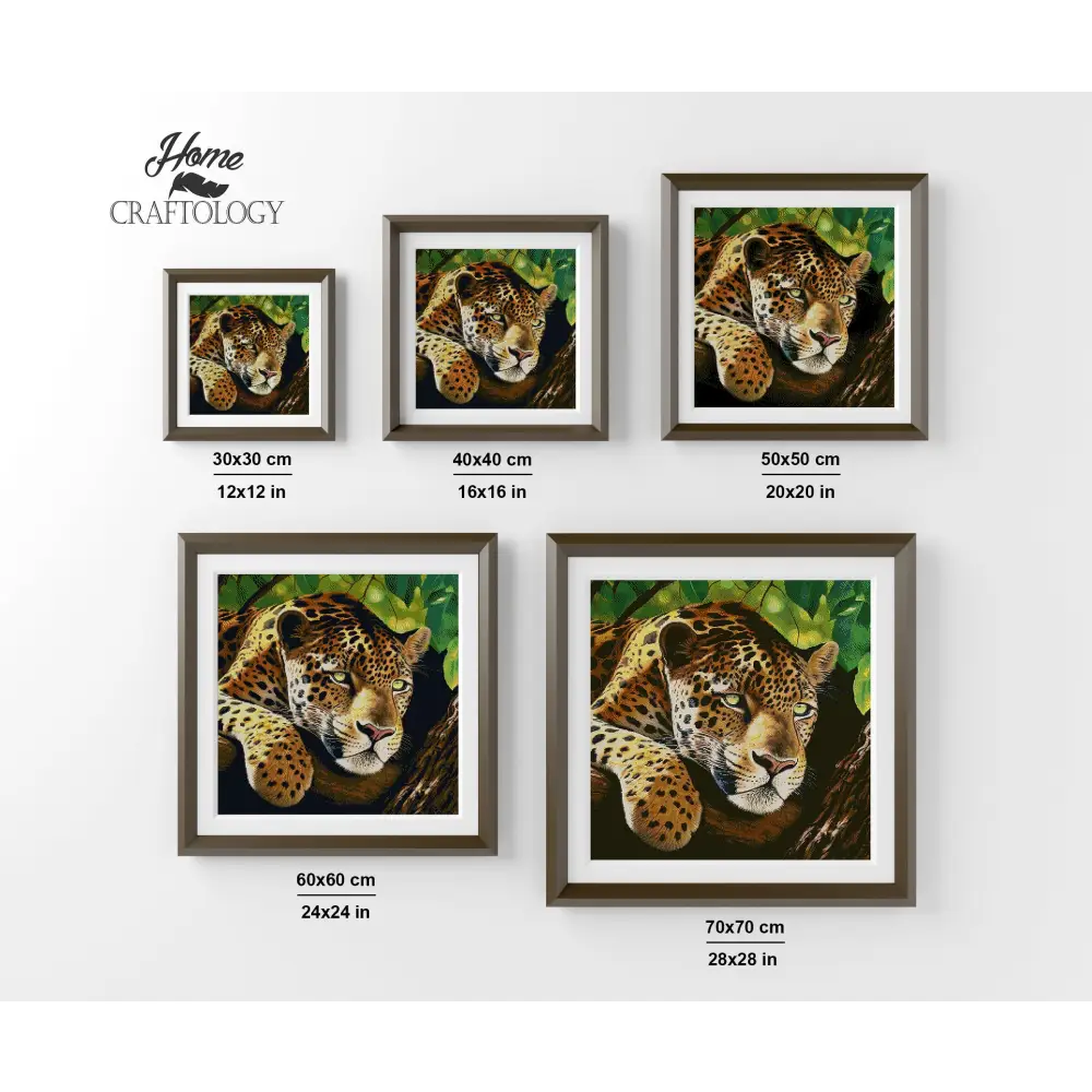 Leopard Close-up - Premium Diamond Painting Kit - Diamond Painting Kit