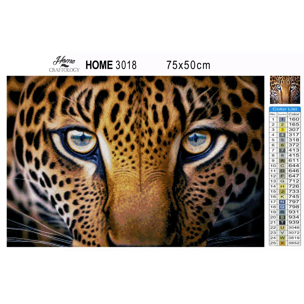 Leopard Eyes - Premium Diamond Painting Kit - Diamond Painting Kit
